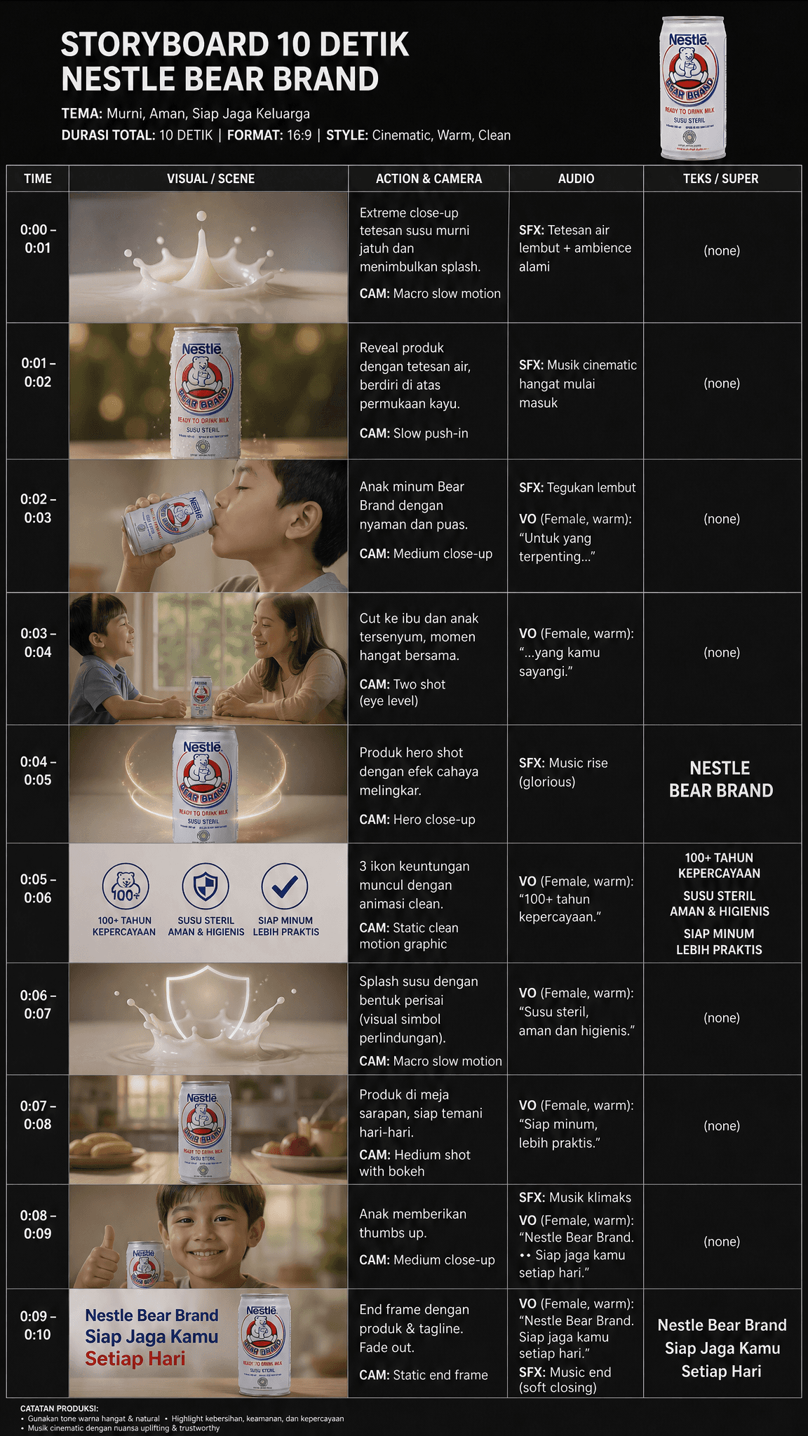 Bear brand tv ads